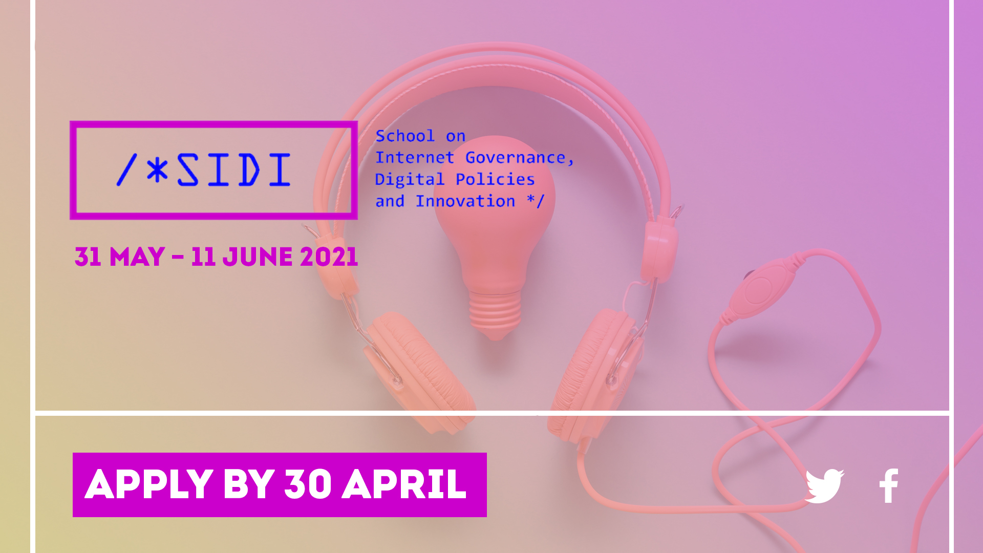 SIDI is designed for graduate students and professionals keen to learn more about digital innovation, the impact of the Internet and other digital technologies on our society and economy, as well as the multiple dimensions of digital policy and Internet governance.