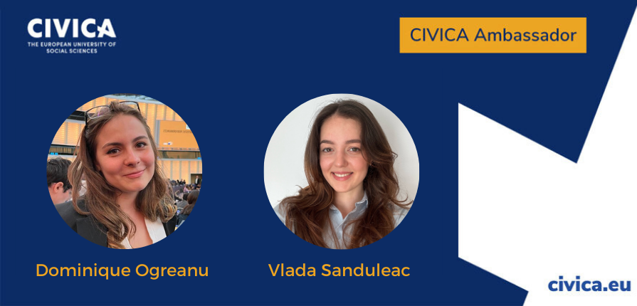 These two CIVICA ambassadors will facilitate communication between SNSPA students and CIVICA.