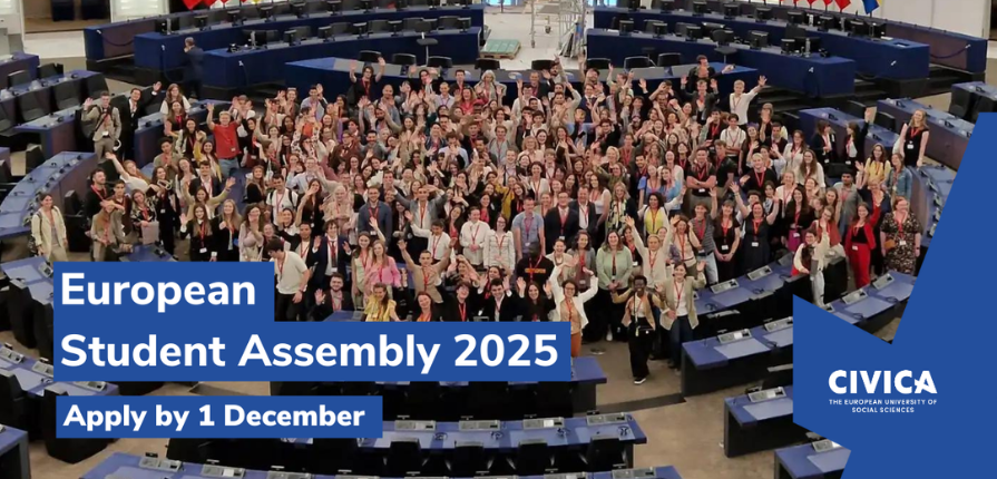 The European Student Assembly (ESA) aims to bring together students from European University Alliances, including CIVICA, to discuss key issues for the future of Europe.