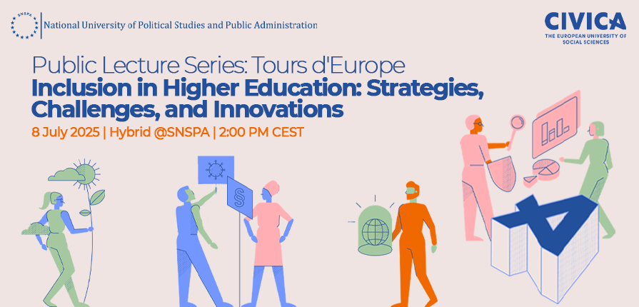 SNSPA will host the public debate “Inclusion in Higher Education: Strategies, Challenges, and Innovations”, as part of the CIVICA 
