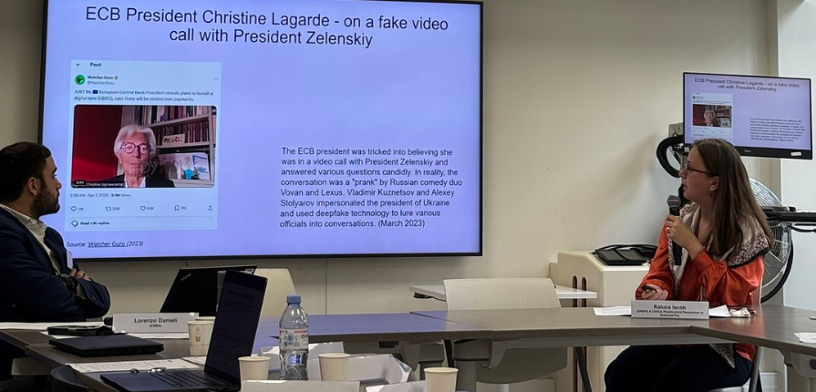 This week, SNSPA researcher Raluca Iacob participated in the CIVICA Workshop on Artificial Intelligence in Finance and Central Banking held at Sciences Po.