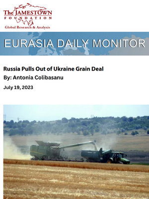 Antonia Colibășanu | Russia Pulls Out of Ukraine Grain Deal