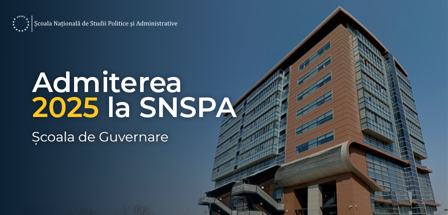 SNSPA organizează admiterea la studii universitare de licență și masterat, în luna iulie 2025, și la studii universitare de doctorat, în luna septembrie 2025.